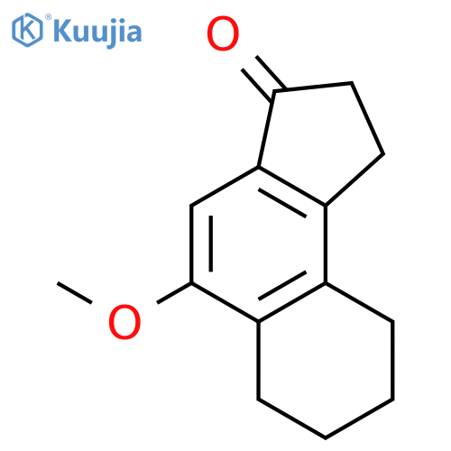 3H-BENZ[E]INDEN-3-ONE, 1,2,6,7,8,9-HEXAHYDRO-5-METHOXY- structure