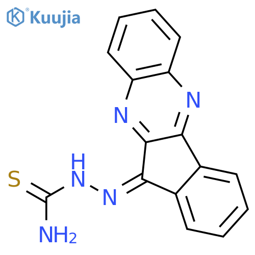 Hydrazinecarbothioamide, 2-(11H-indeno[1,2-b]quinoxalin-11-ylidene)- structure