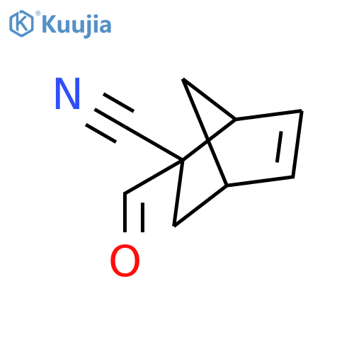 Bicyclo[2.2.1]hept-5-ene-2-carbonitrile, 2-formyl- (9CI) structure
