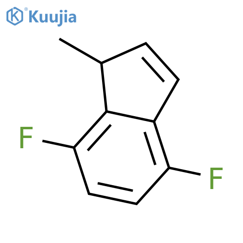 1H-Indene, 4,7-difluoro-1-methyl- structure