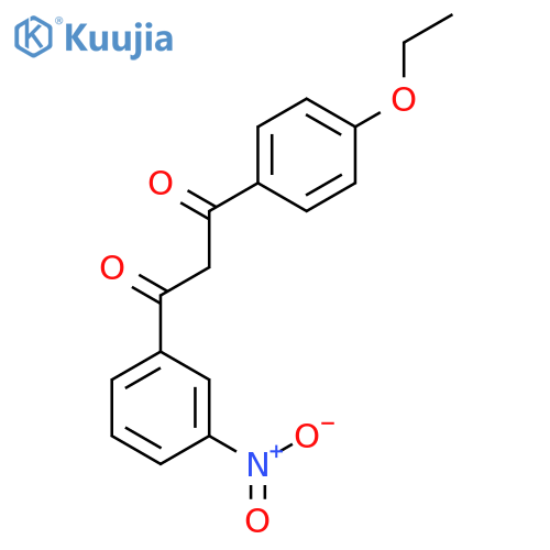 1,3-PROPANEDIONE, 1-(4-ETHOXYPHENYL)-3-(3-NITROPHENYL)- structure