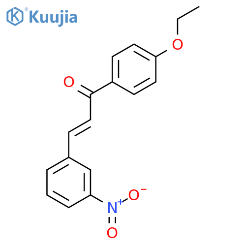 2-Propen-1-one, 1-(4-ethoxyphenyl)-3-(3-nitrophenyl)- structure