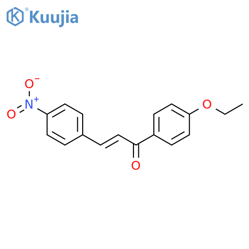 2-Propen-1-one, 1-(4-ethoxyphenyl)-3-(4-nitrophenyl)- structure