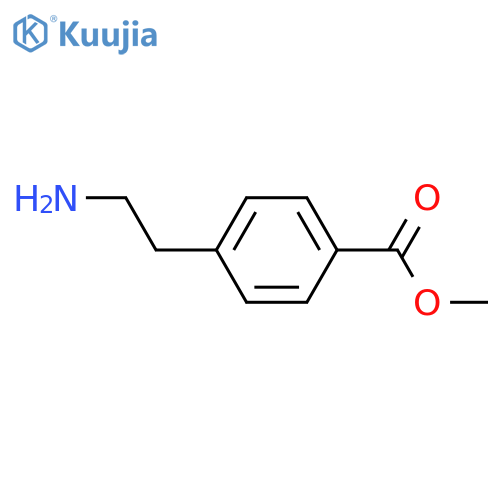 Methyl 4-(2-aminoethyl)benzoate structure