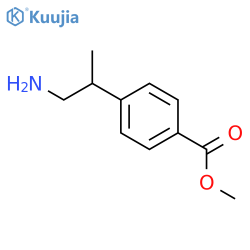 methyl 4-(1-aminopropan-2-yl)benzoate structure