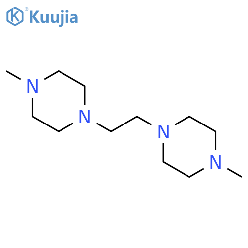 1,2-Bis-(4-methyl-piperazin-1-yl)-ethan structure