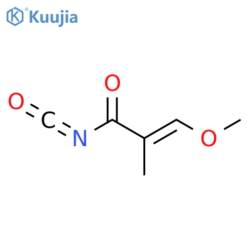 2-Propenoyl isocyanate, 3-methoxy-2-methyl- structure