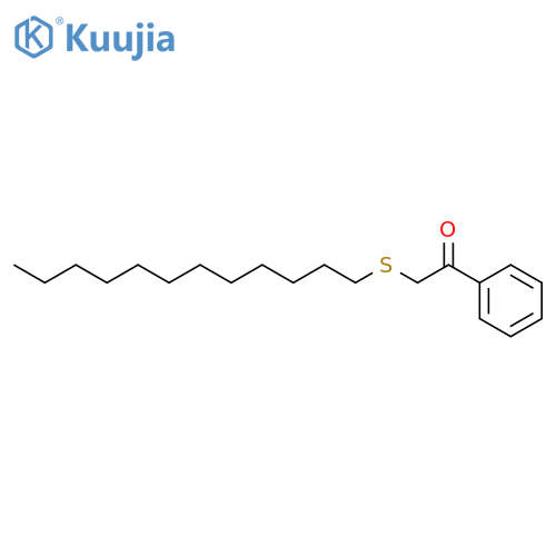 Ethanone, 2-(dodecylthio)-1-phenyl- structure