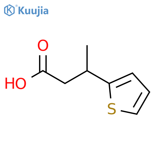 3-(thiophen-2-yl)butanoic acid structure