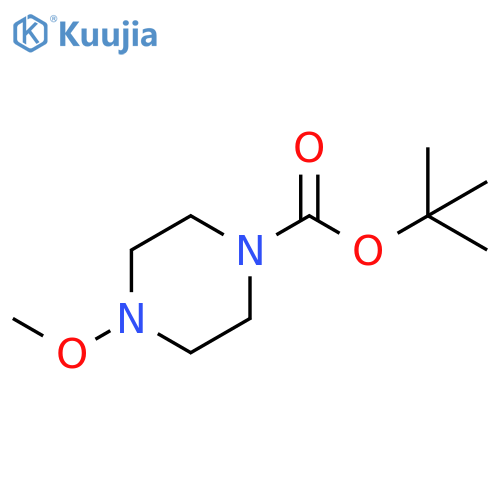 1-Piperazinecarboxylic acid, 4-methoxy-, 1,1-dimethylethyl ester structure