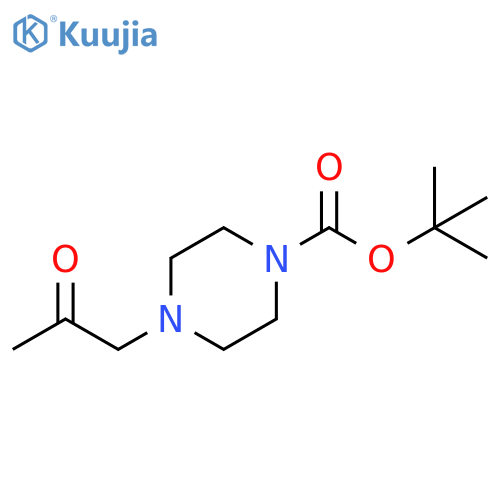 tert-butyl 4-(2-oxopropyl)piperazine-1-carboxylate structure
