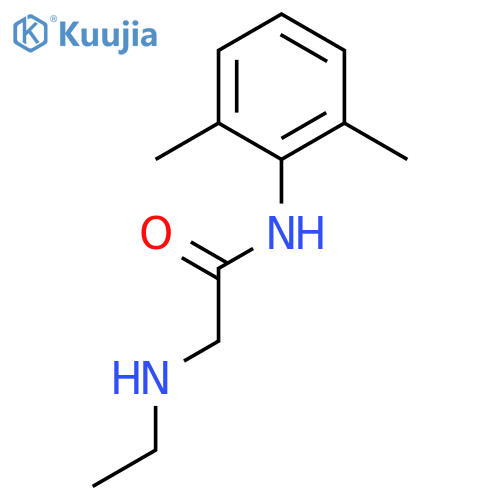 N-(2,6-dimethylphenyl)-2-(ethylamino)acetamide structure
