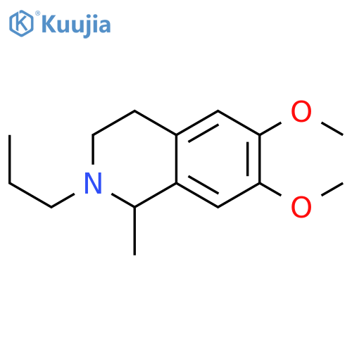 (S)-6,7-Dimethoxy-1-methyl-2-propyl-1,2,3,4-tetrahydroisoquinoline structure
