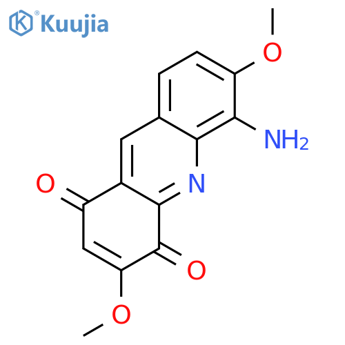 5-amino-3,6-dimethoxyacridine-1,4-dione structure