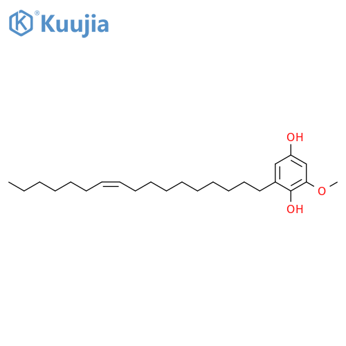 1,4-Benzenediol, 2-(10-heptadecenyl)-6-methoxy-, (Z)- structure