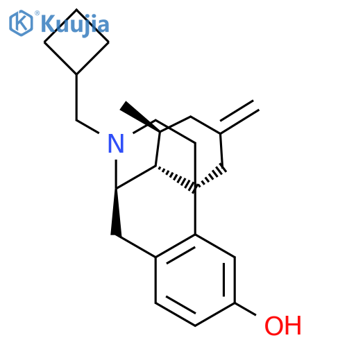 Morphinan-3-ol,17-(cyclobutylmethyl)-8-methyl-6-methylene-, (8b)- structure