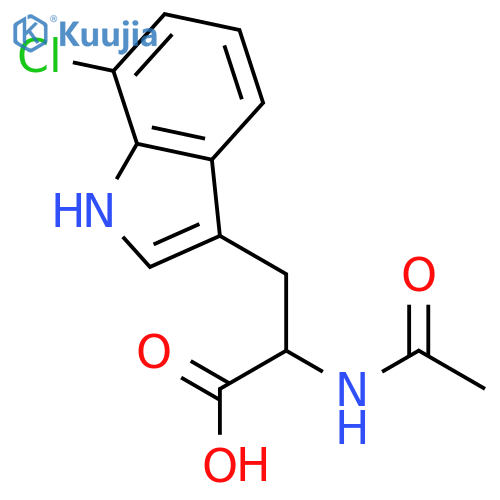 Tryptophan, N-Acetyl-7-chloro- structure