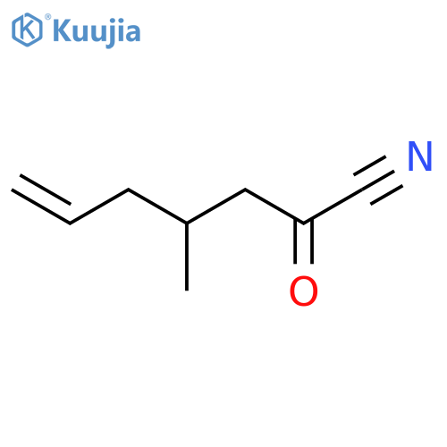 6-HEPTENENITRILE, 4-METHYL-2-OXO- structure