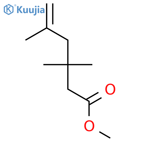 5-HEXENOIC ACID, 3,3,5-TRIMETHYL-, METHYL ESTER structure