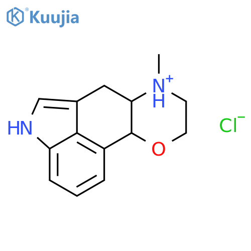 7-methyl-4,6a,7,8,9,10a-hexahydro-6H-indolo[3,4-gh][1,4]benzoxazin-7-ium chloride structure
