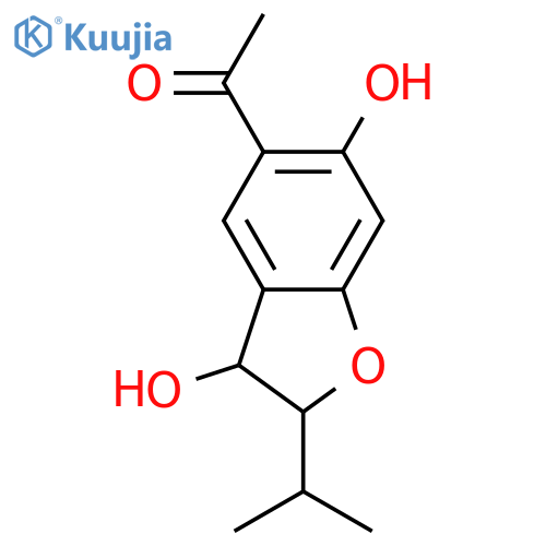 5-Acetyl-2,3-dihydro-3,6-dihydroxy-2-isopropenylbenzofuran; (2R,3R)-form, 1'',2''-Dihydro structure
