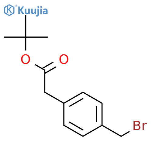 tert-butyl 2-(4-(bromomethyl)phenyl)acetate structure