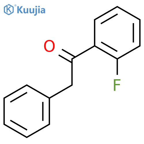 1-(2-fluorophenyl)-2-phenylethan-1-one structure