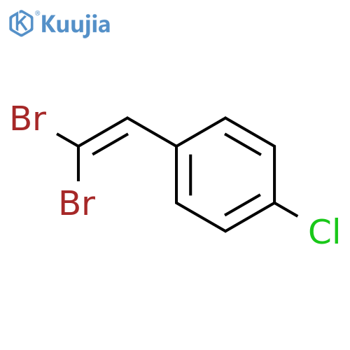 1,1-Dibromo-2-(4-chlorophenyl)ethene structure