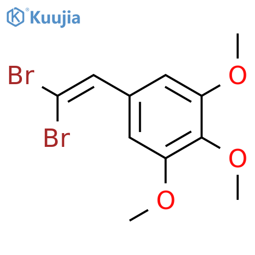 Benzene, 5-(2,2-dibromoethenyl)-1,2,3-trimethoxy- structure