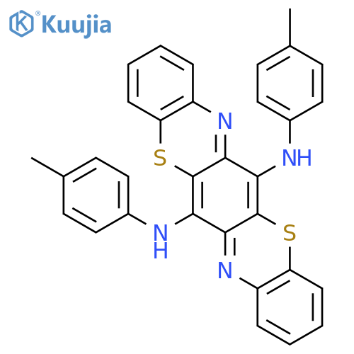 6,13-TRIPHENODITHIAZINEDIAMINE, N,N'-BIS(4-METHYLPHENYL)- structure