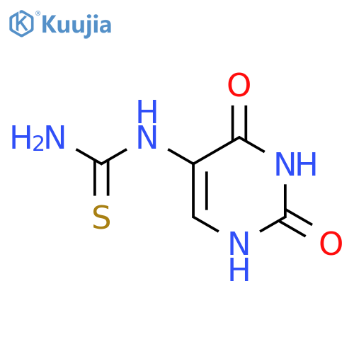Thiourea, N-(1,2,3,4-tetrahydro-2,4-dioxo-5-pyrimidinyl)- structure