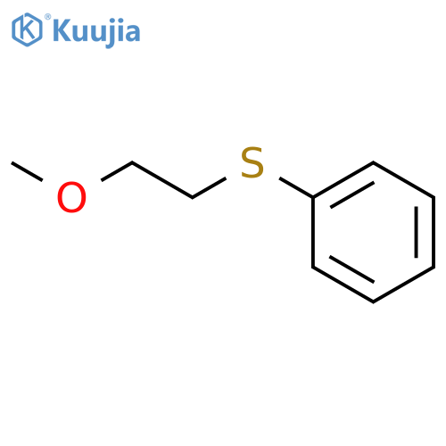 2-Methoxyethyl phenyl sulphide structure