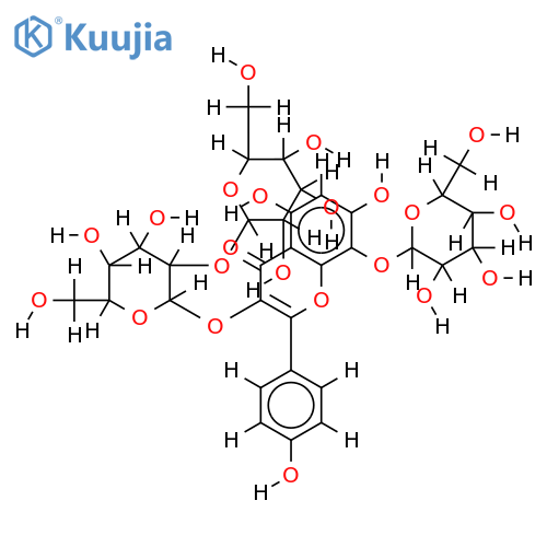 3-O-Sophoroside,8-O-beta-D-glucopyranoside-3,4',5,7,8-Pentahydroxyflavone structure