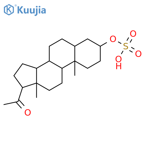 3-hydroxypregnan-3-one 3-sulfate structure
