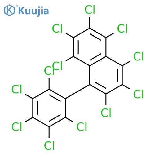 Naphthalene, 1,2,3,4,5,6,7-heptachloro-8-(pentachlorophenyl)- structure