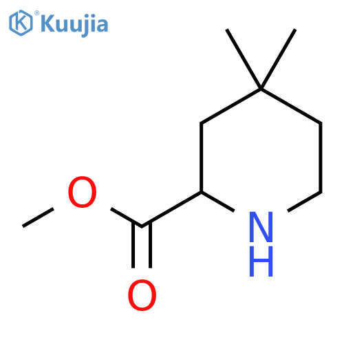 methyl 4,4-dimethylpiperidine-2-carboxylate structure