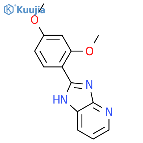 2-(2,4-dimethoxyphenyl)-1H-imidazo[4,5-b]pyridine structure