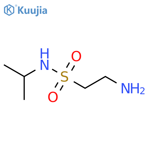 2-amino-N-(propan-2-yl)ethane-1-sulfonamide structure