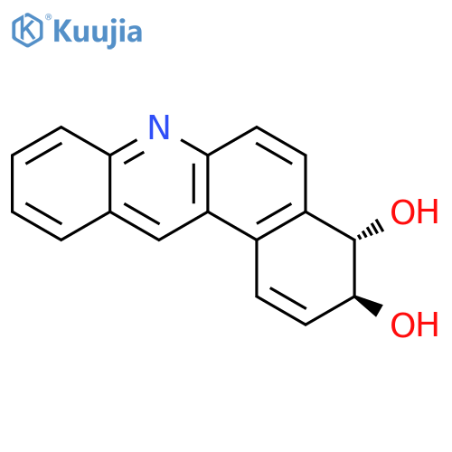 Benz[a]acridine-3,4-diol,3,4-dihydro-, trans- (9CI) structure