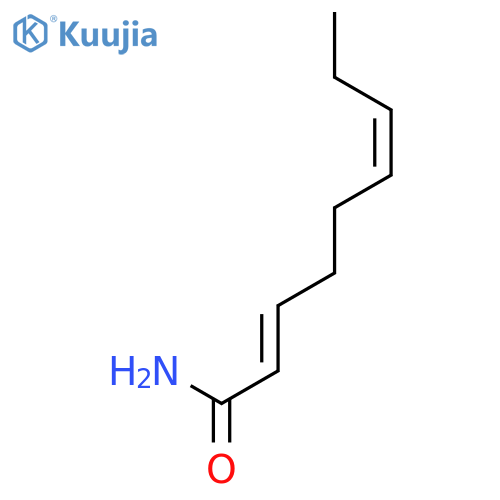 2,6-NONADIENAMIDE, (2E,6Z)- structure