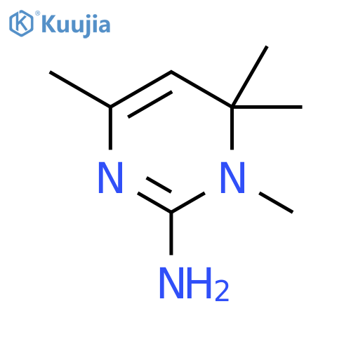 2-Pyrimidinamine,1,6-dihydro-1,4,6,6-tetramethyl- structure
