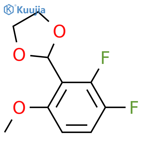 2-(2,3-Difluoro-6-methoxy-phenyl)-1,3-dioxolane structure