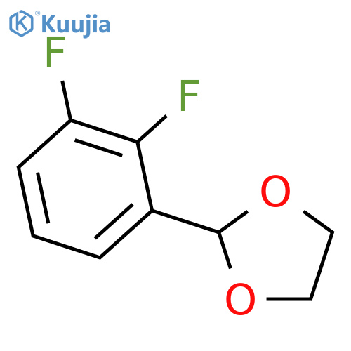 1,3-Dioxolane, 2-(2,3-difluorophenyl)- structure