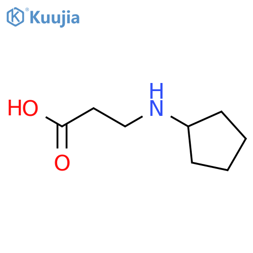 3-(Cyclopentylamino)propanoic acid structure
