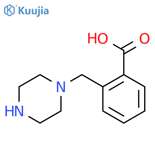 1-(2-carboxyphenyl methyl) piperazine structure