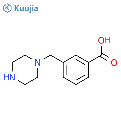 3-((Piperazin-1-yl)methyl)benzoic Acid structure