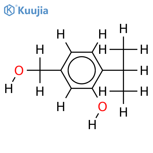 3-Hydroxy-4-isopropyl-benzylalkohol structure