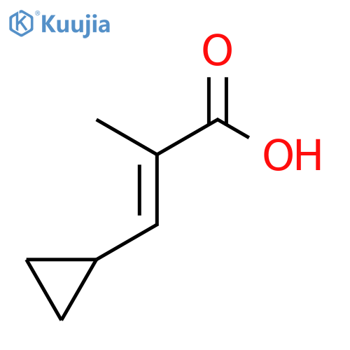 (E)-3-Cyclopropyl-2-methylacrylic acid structure
