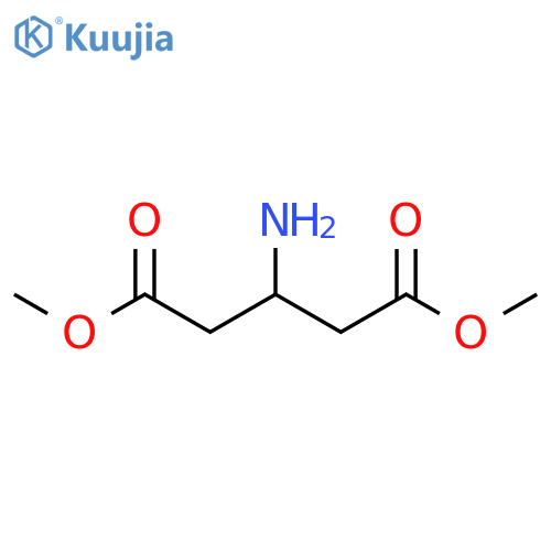 Dimethyl 3-aminopentanedioate structure