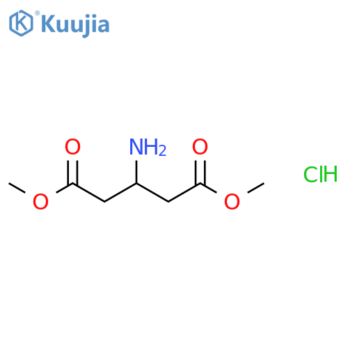 Dimethyl 3-aminopentanedioate hydrochloride structure